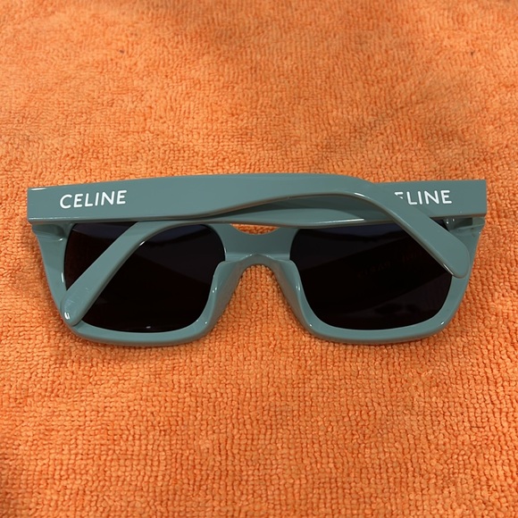 CELINE MONOCHROMS SQUARE-FRAME ACETATE SUNGLASSES ๐ - Picture 4 of 12